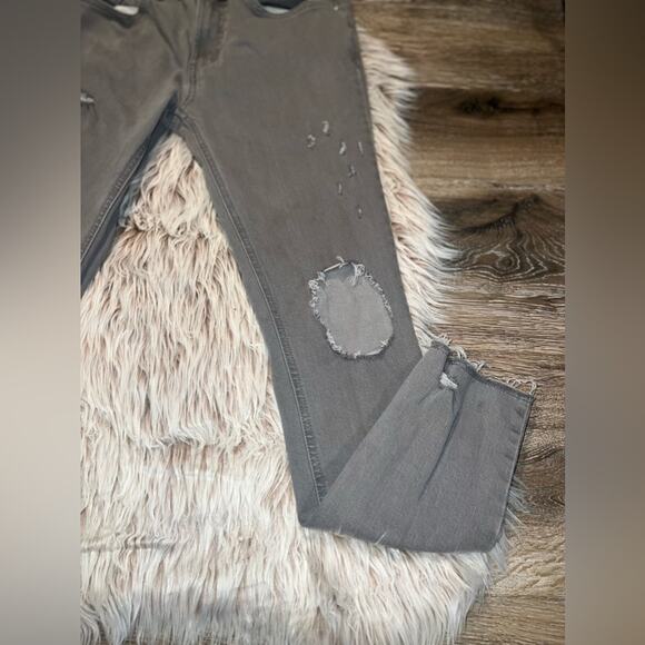 PACSUN women’s grey distressed skinniest jeans - Picture 4 of 10